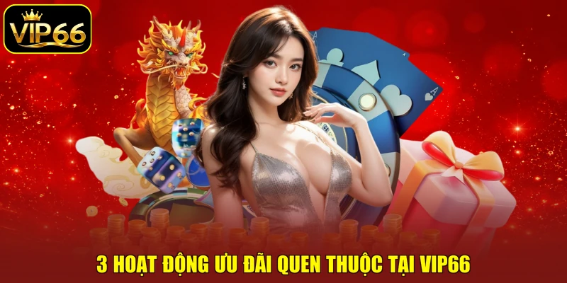 3 hoạt động ưu đãi quen thuộc tại VIP66