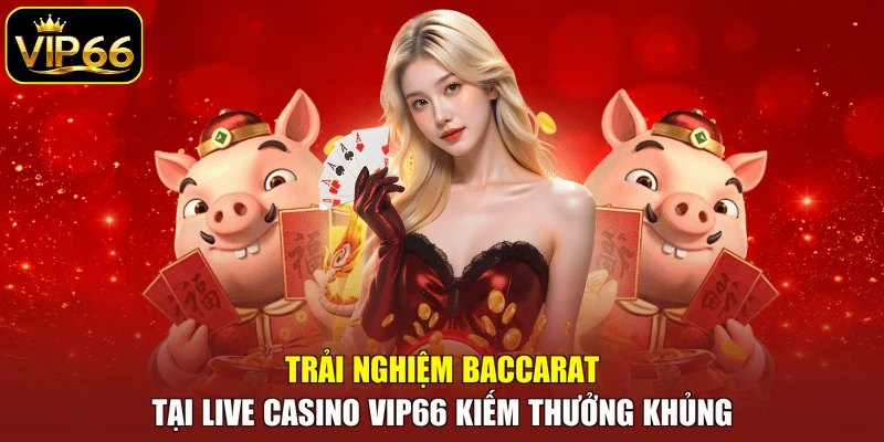 Trải nghiệm Baccarat tại Live Casino VIP66 kiếm thưởng khủng